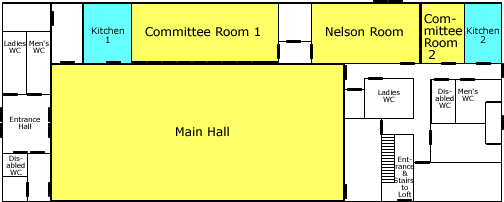 Hempnall Village Hall Floorplan (Ground)